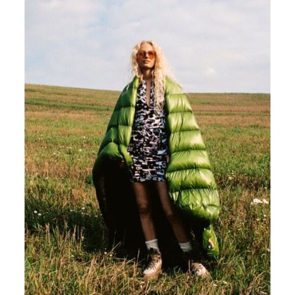 NWT Zara Blogger’s Favorite “The Dita” Satin Effect Printed Ruched Mini Dress - Picture 6 of 16